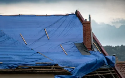 Mise en hors d’eau d’urgence : pose de bâche sous 24h avant réparation – Toiture Net 77